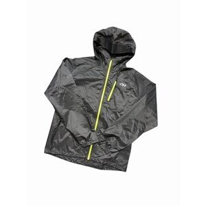 Outdoor Research OR Hellium Pertex Shield Windbreaker Gray Jacket Mens Medium